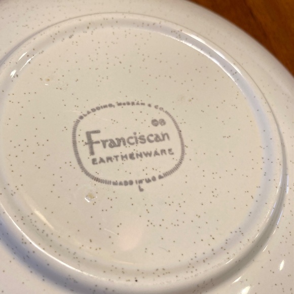 Franciscan Starburst Atomic Saucer Plate - Picture 5 of 5